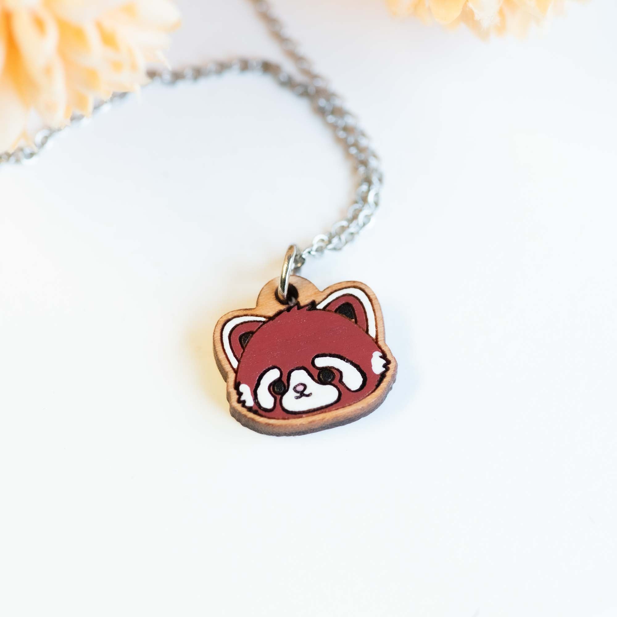 Fluffy Red Panda Necklace - Robin Valley Official Store