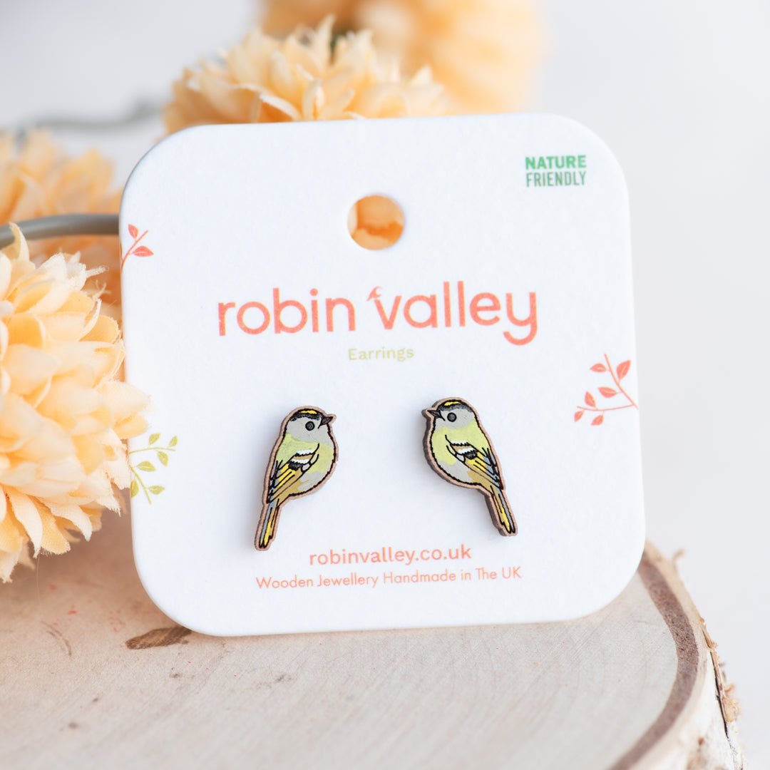 Goldcrest Stud Earrings - Robin Valley Official Store