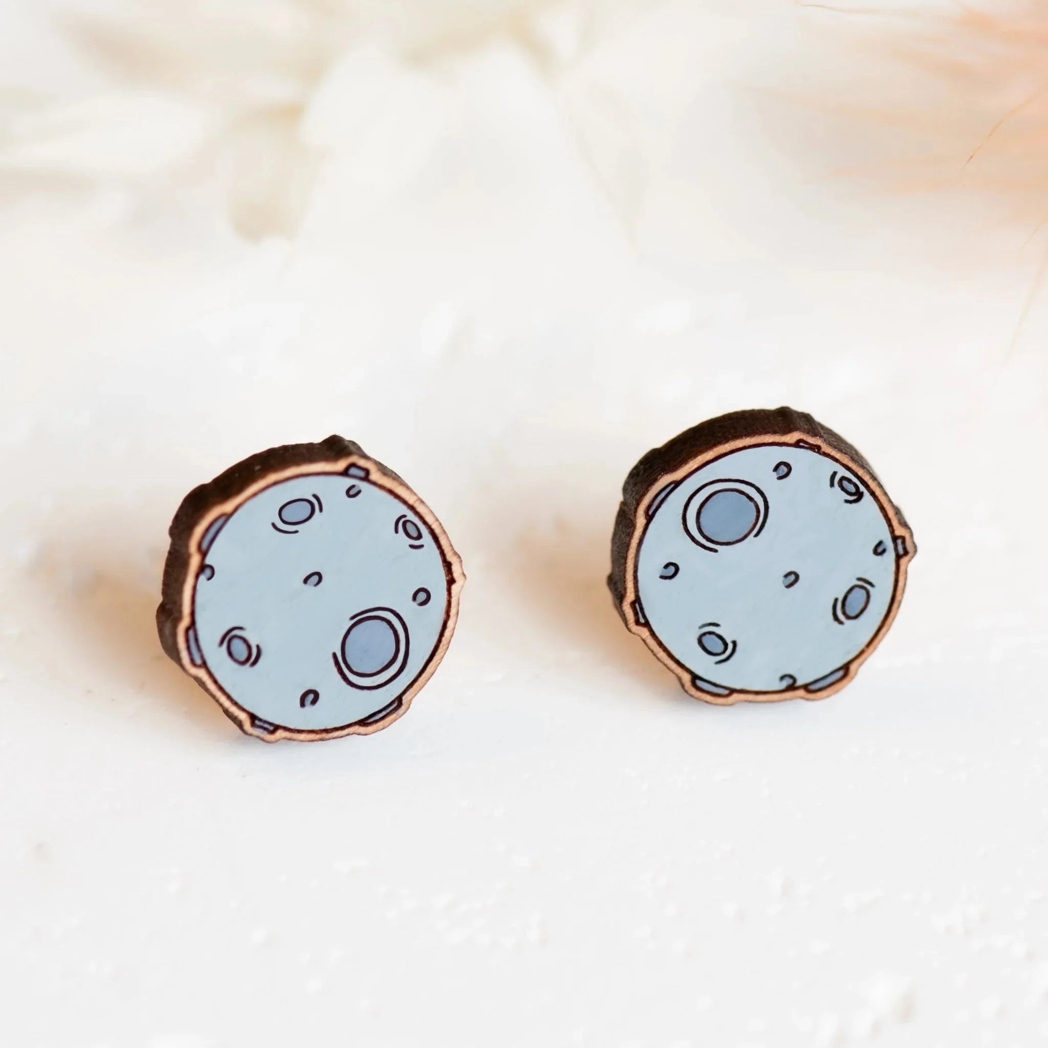Hand - painted Solar System Planets Earrings - PET15139P - Robin Valley Official Store