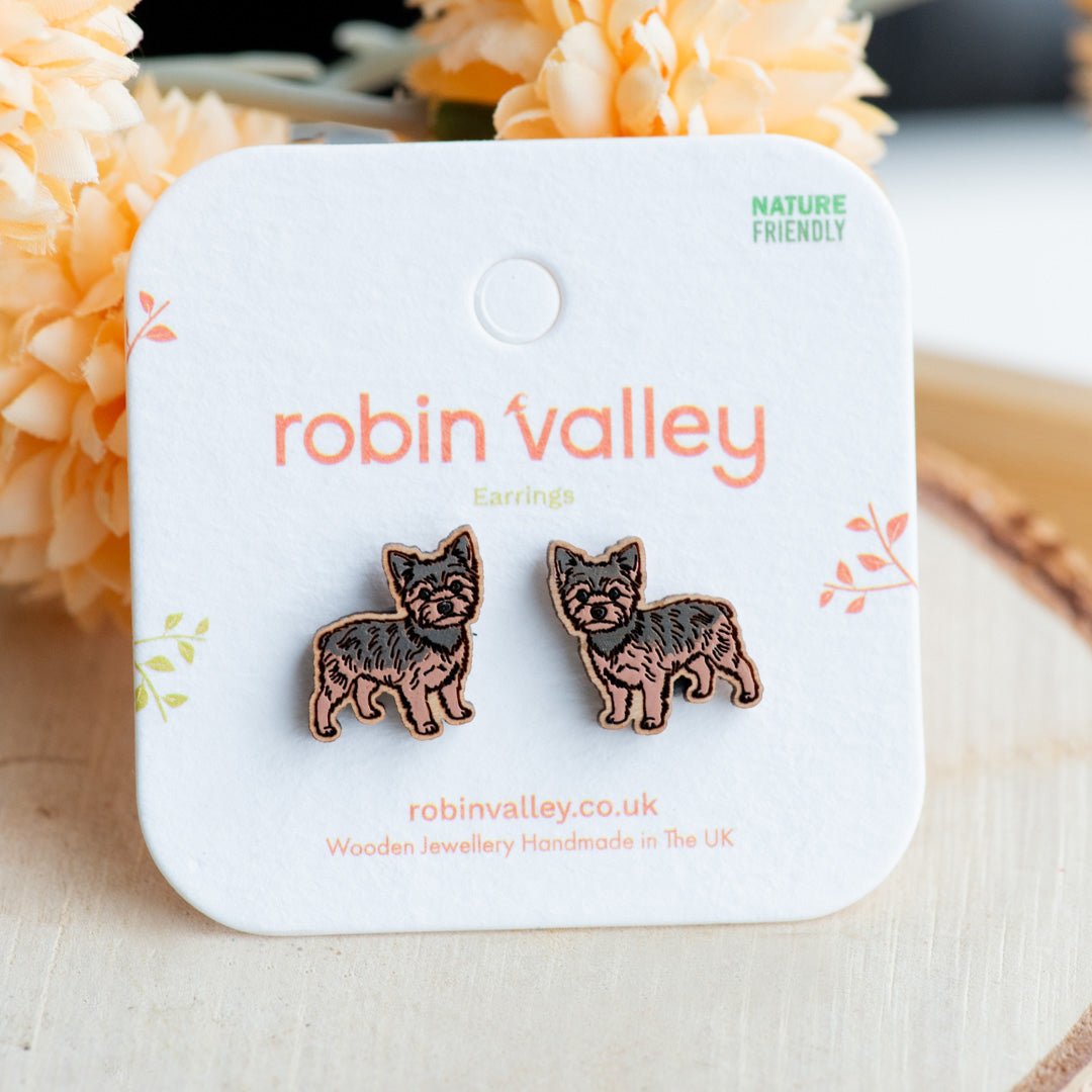 Hand - painted Yorkshire Terrier Earrings - Robin Valley Official Store