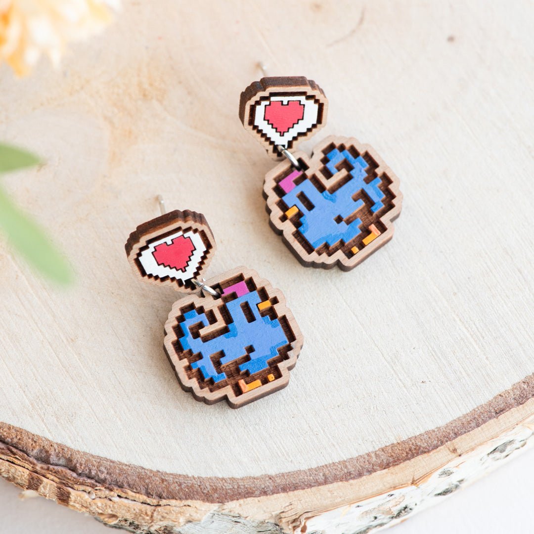 Happy Chicken Drop Earrings – Stardew Valley - Robin Valley Official Store