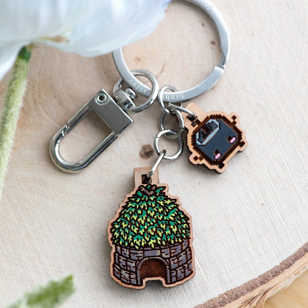 Junimo Hut Keyring - Stardew Valley - Robin Valley Official Store