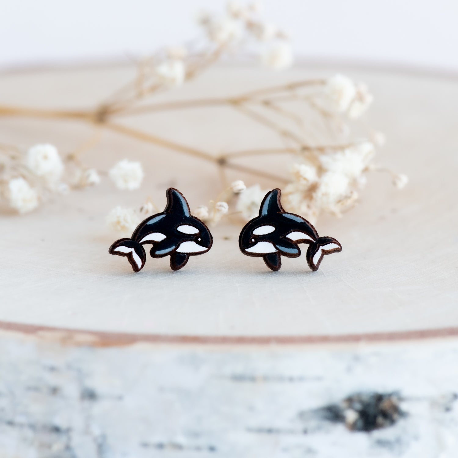 Killer Whale Stud Earrings - Robin Valley Official Store