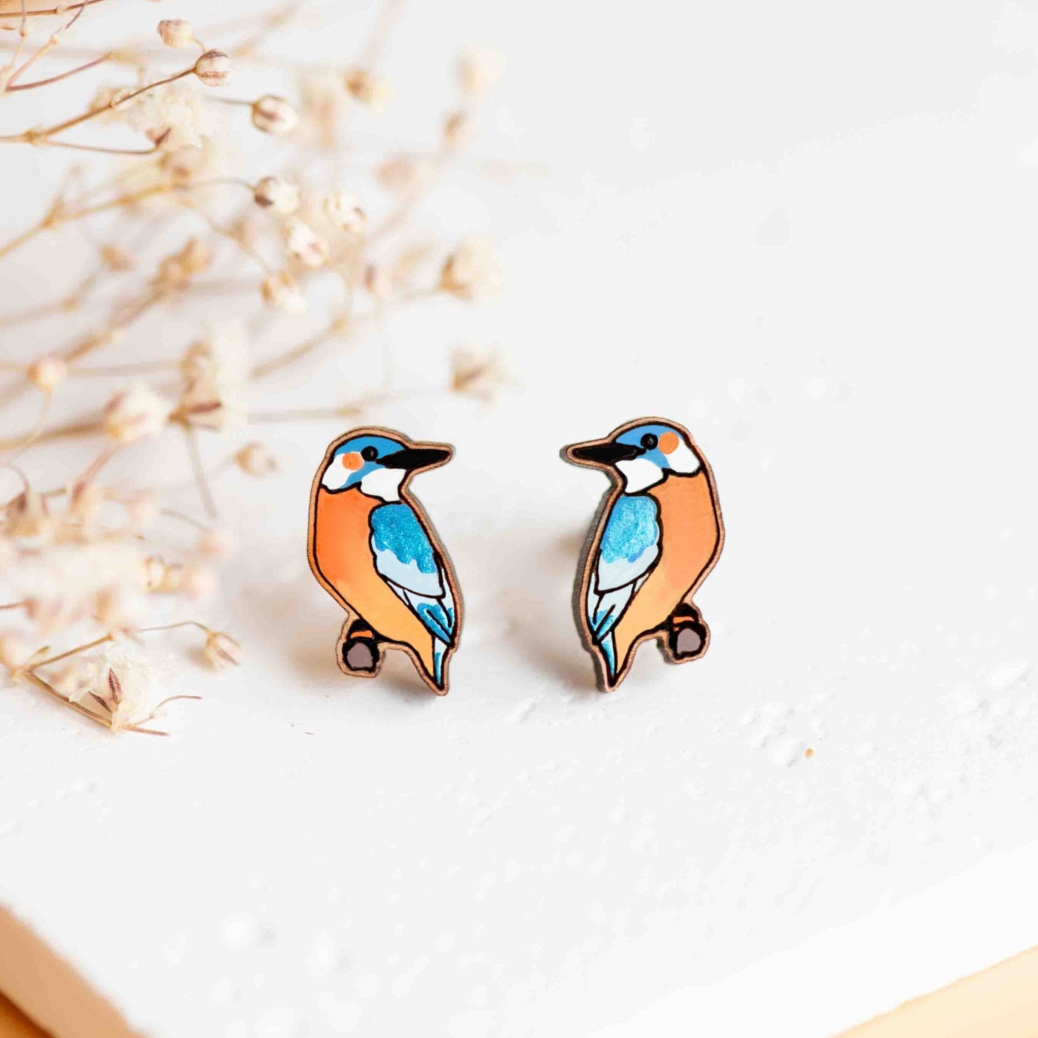 Kingfisher Earrings - Robin Valley Official Store