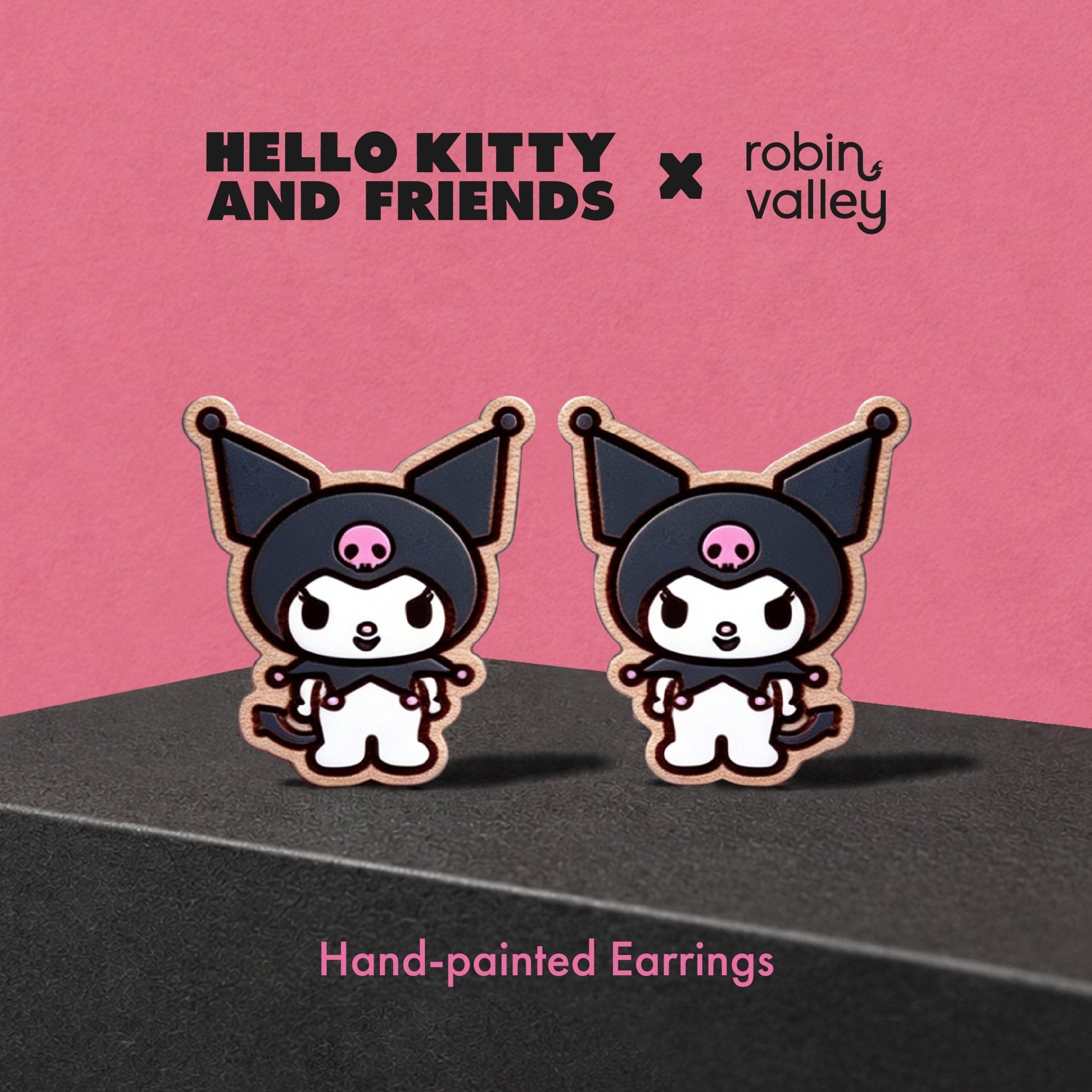 Kuromi Stud Earrings - Robin Valley Official Store