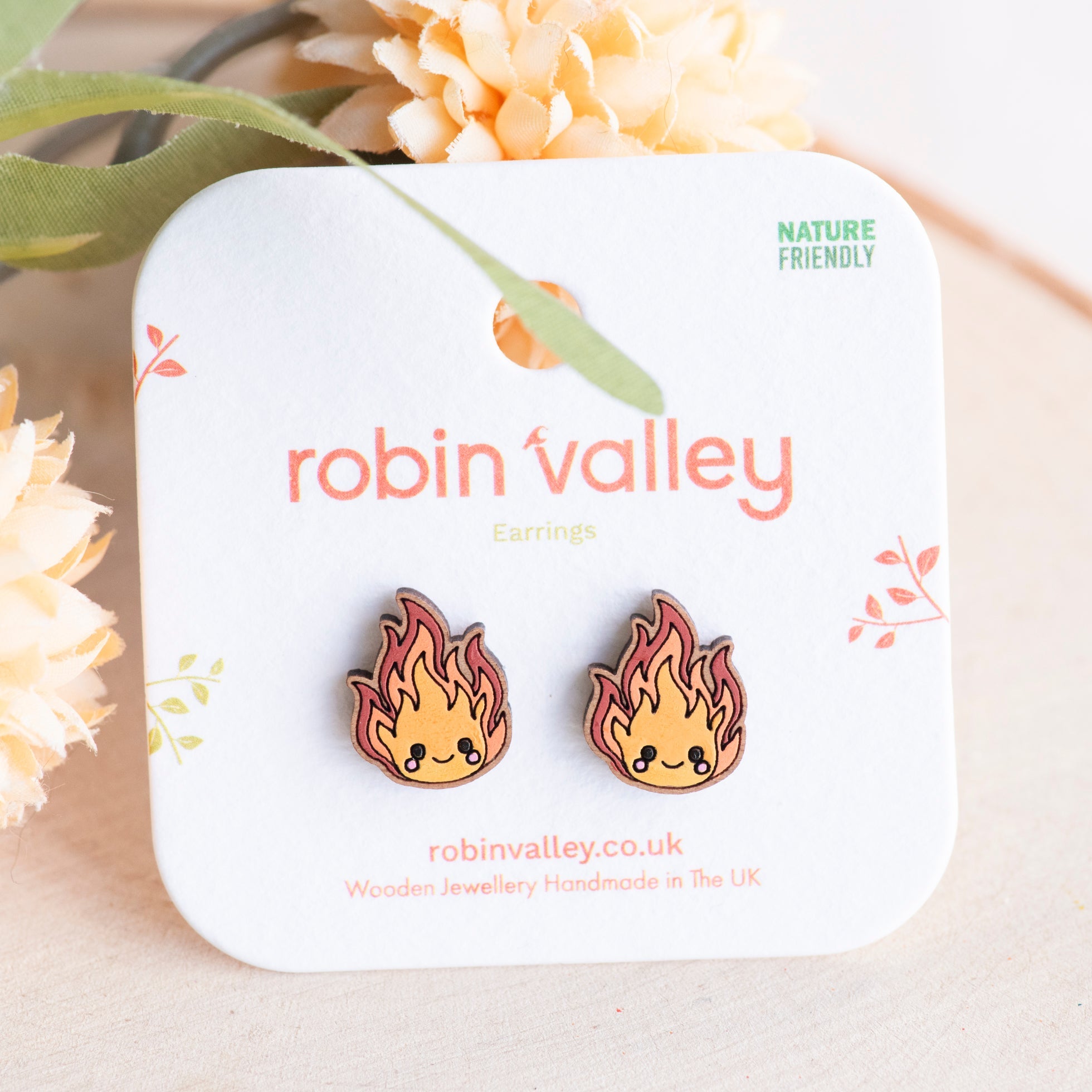 Little Fire Sprite Stud Earrings - Robin Valley Official Store