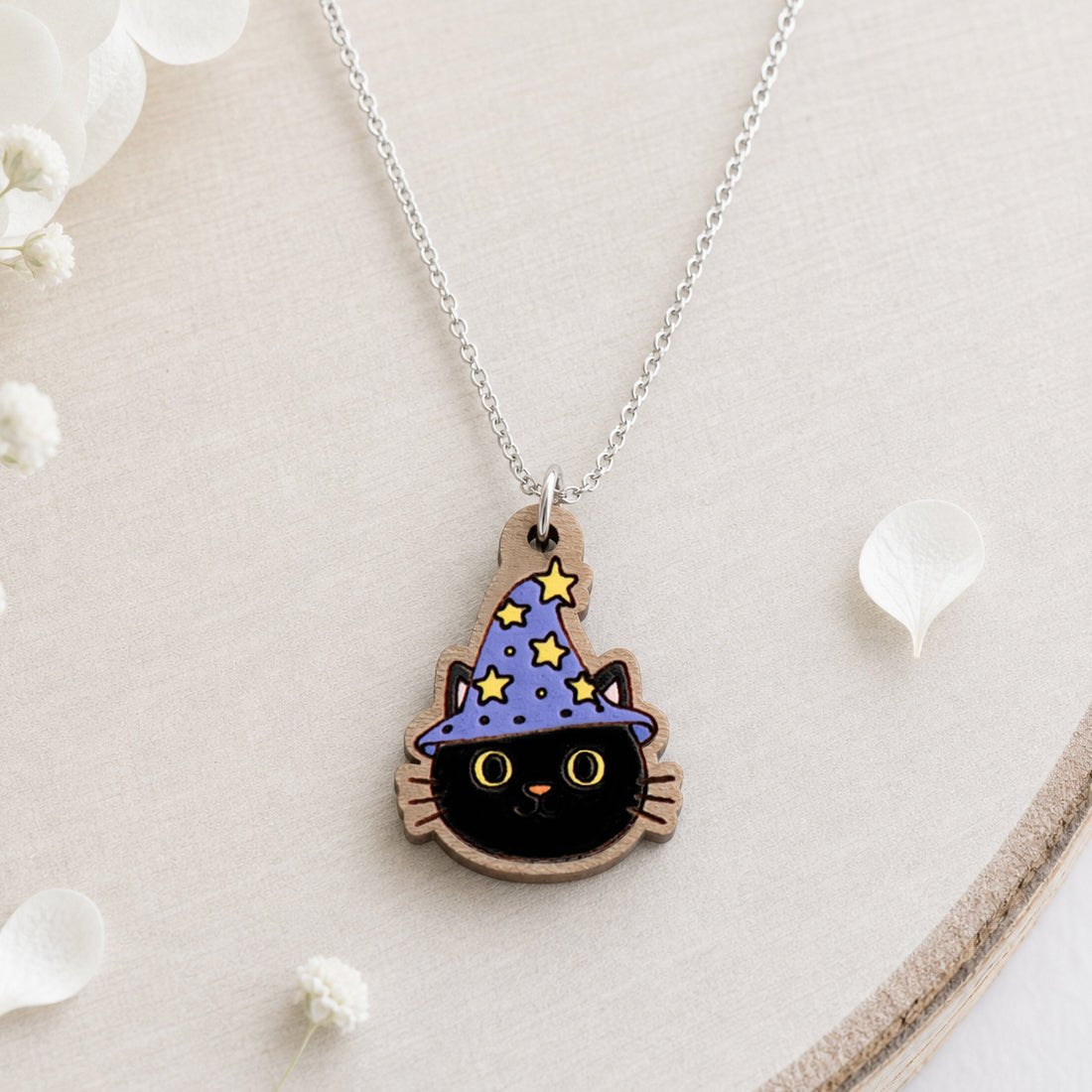 Little Wizard Black Cat Necklace - Robin Valley Official Store