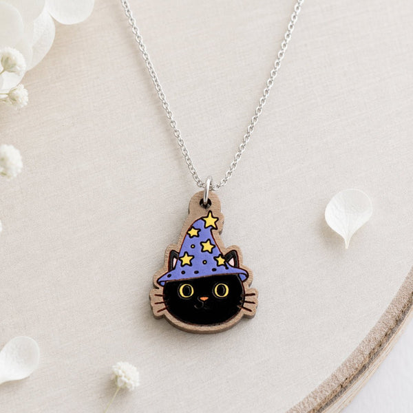 Little Wizard Black Cat Necklace - Robin Valley Official Store