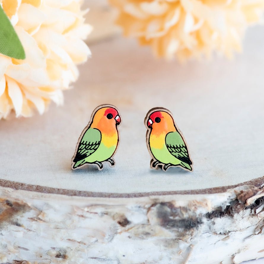 Lovebird Stud Earrings - Robin Valley Official Store