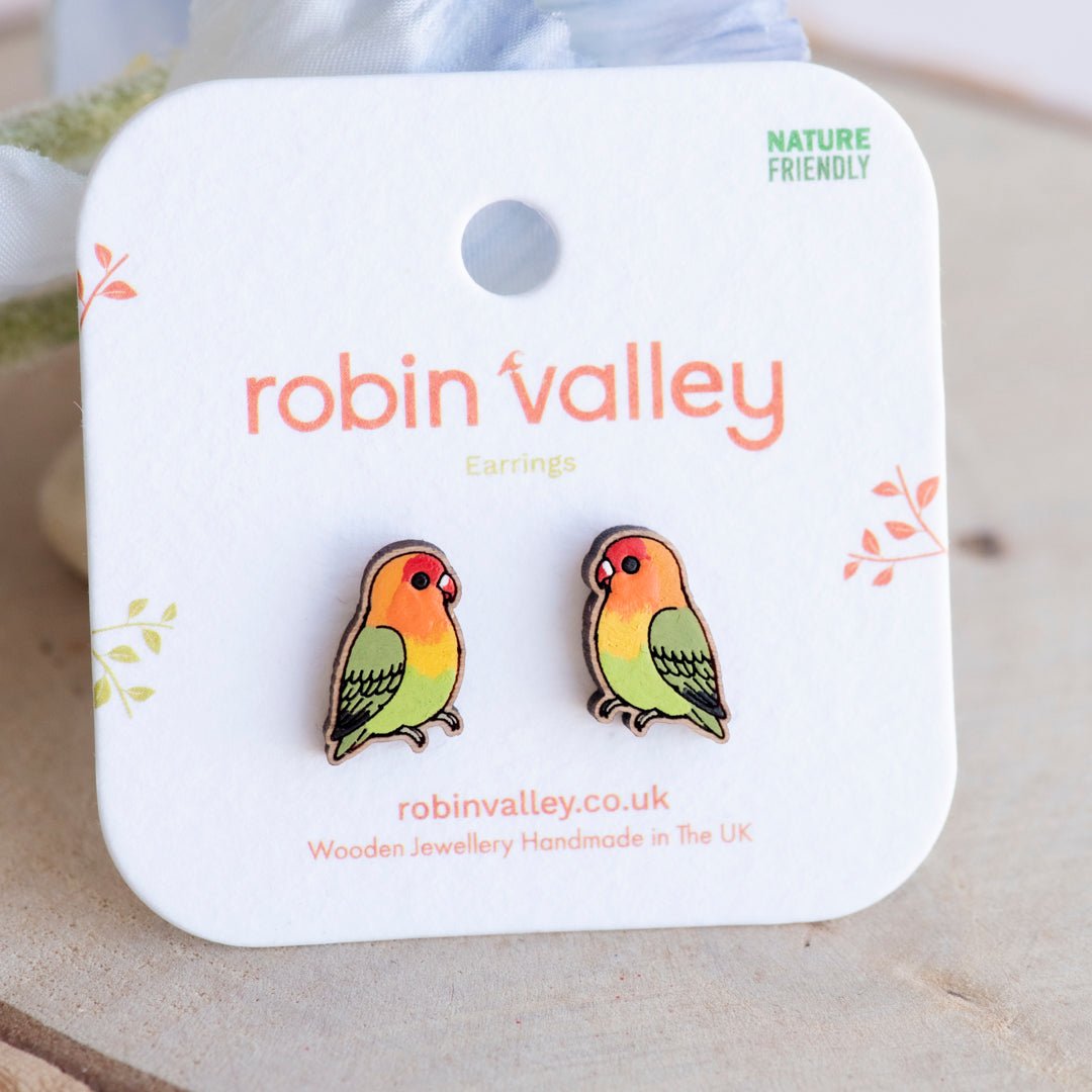 Lovebird Stud Earrings - Robin Valley Official Store