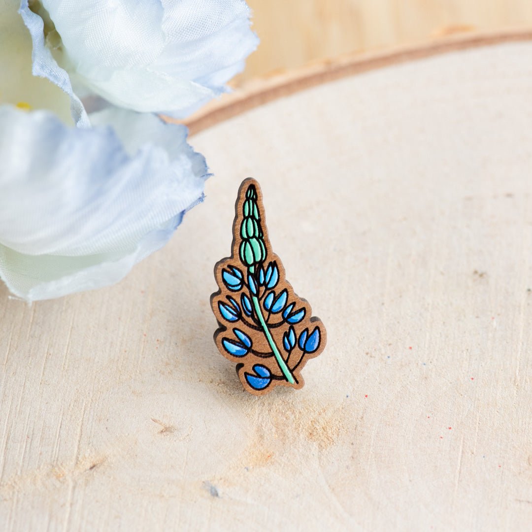 Lupine Pin Badge - Robin Valley Official Store
