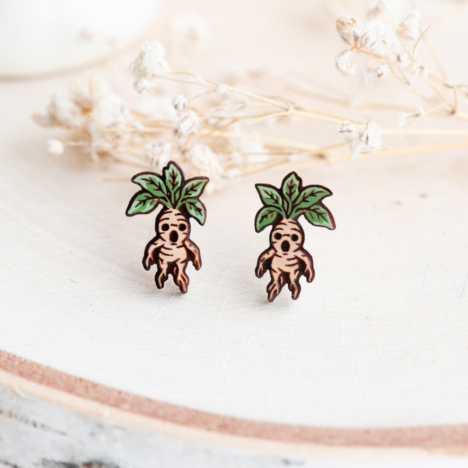 Mandrake Stud Earrings - Robin Valley Official Store