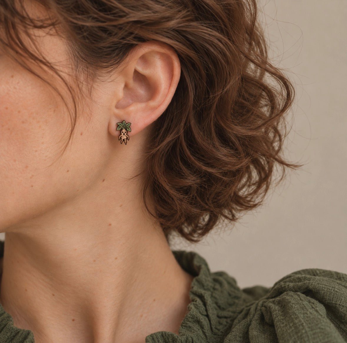 Mandrake Stud Earrings - Robin Valley Official Store
