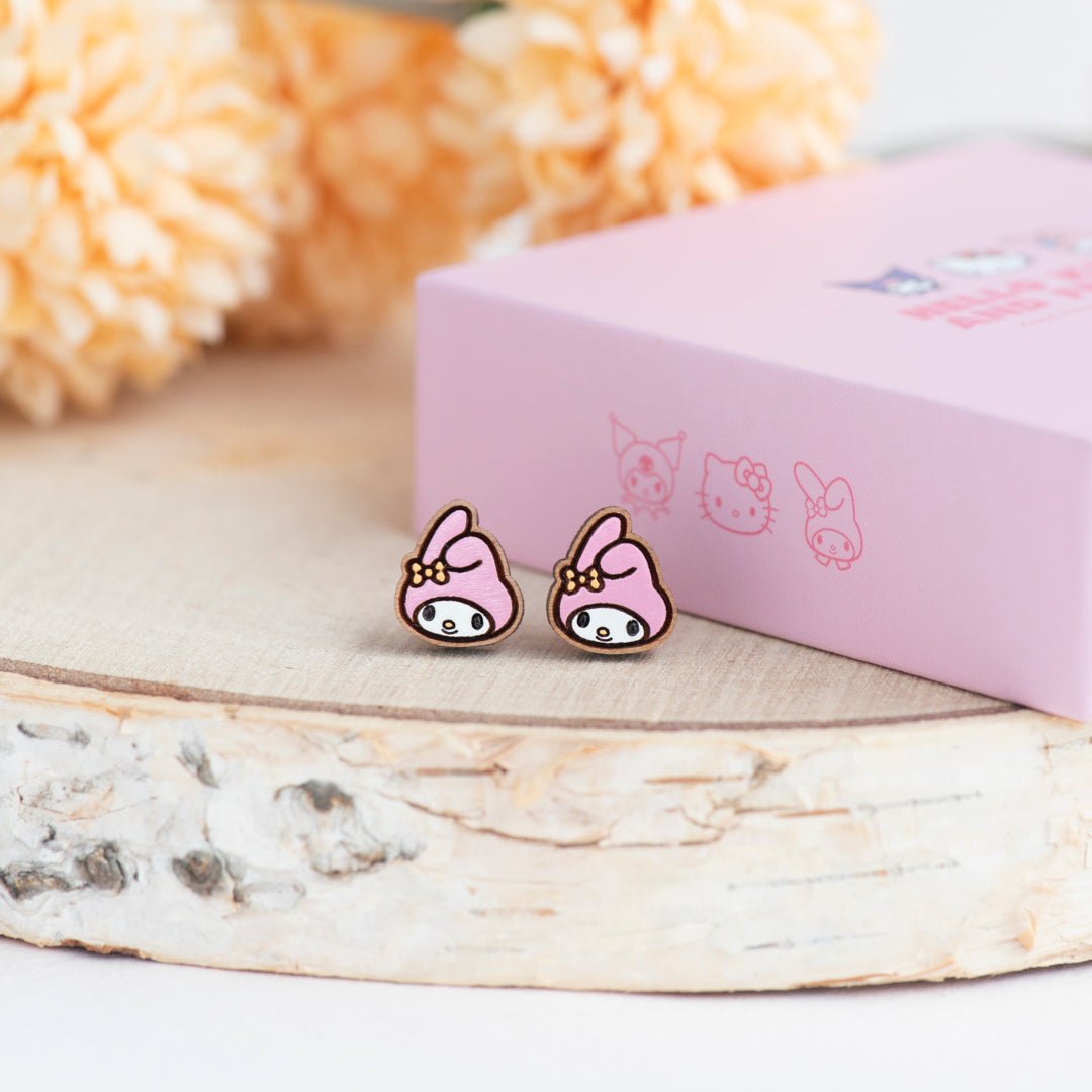 My Melody Stud Earrings (Face) - Robin Valley Official Store