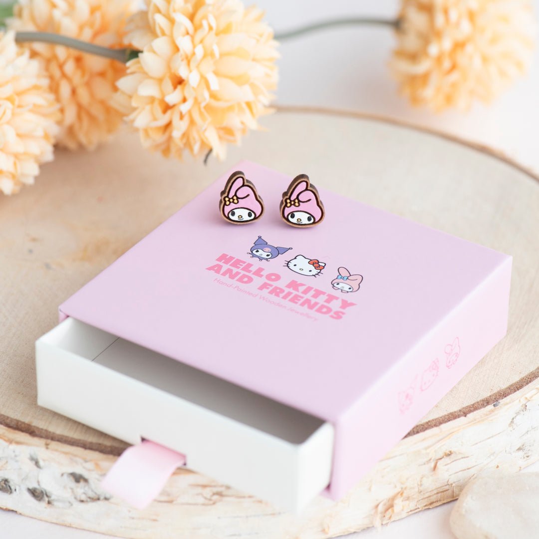 My Melody Stud Earrings (Face) - Robin Valley Official Store