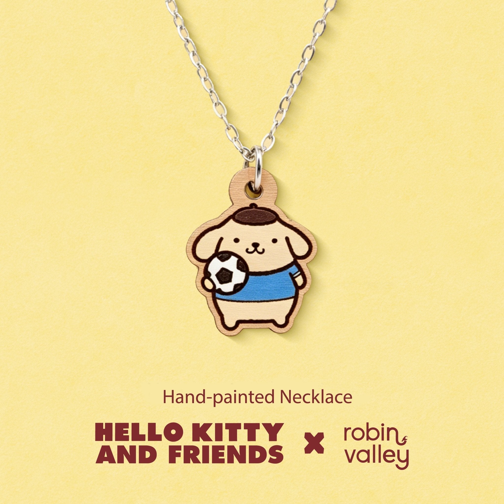 Official licensed Pompompurin Football Necklace - Robin Valley Official Store