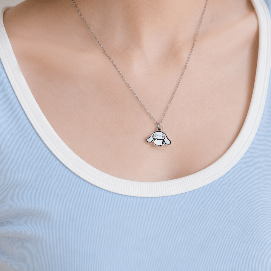 Officially Licensed Cinnamoroll Floppy Ears Necklace - Robin Valley Official Store