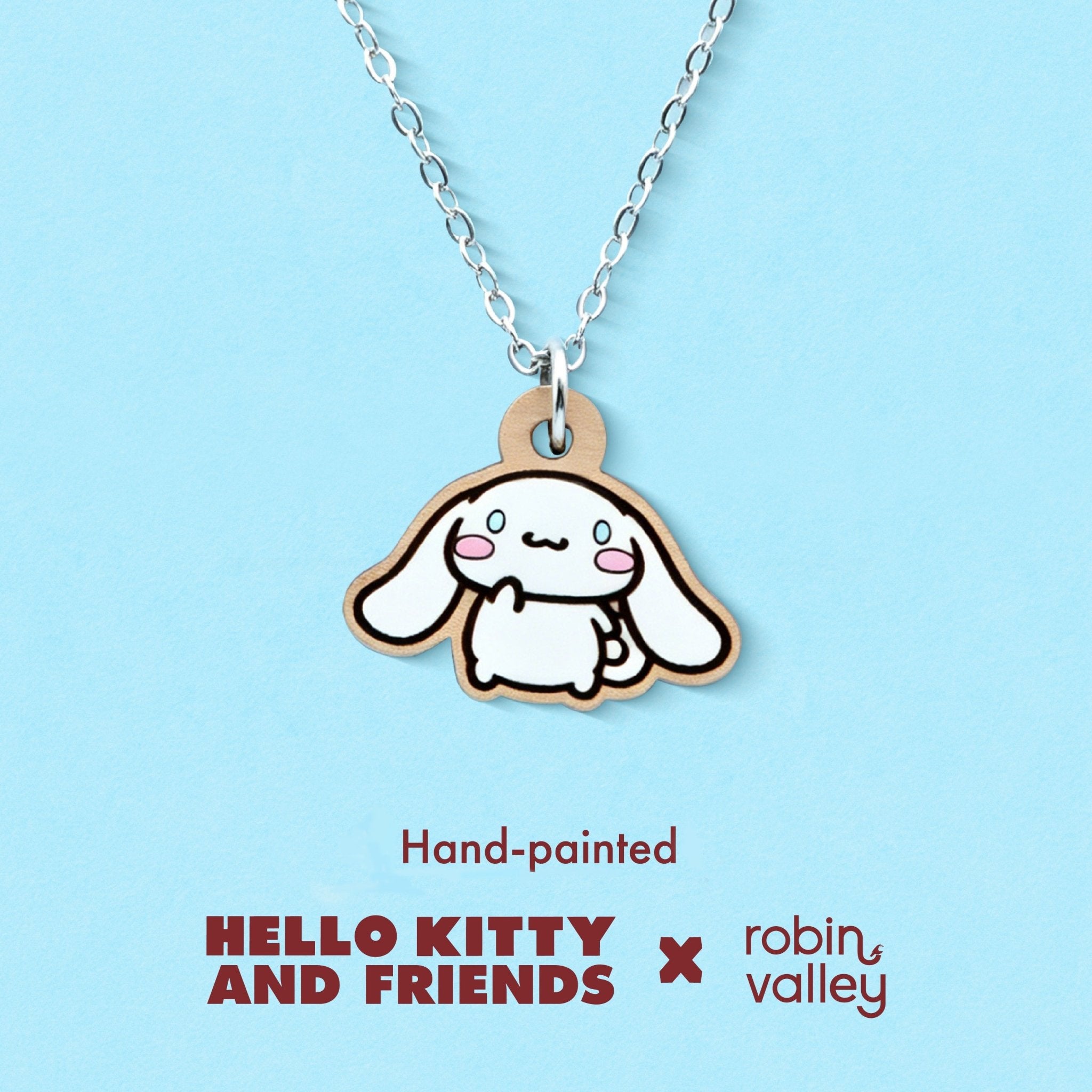 Officially Licensed Cinnamoroll Floppy Ears Necklace - Robin Valley Official Store