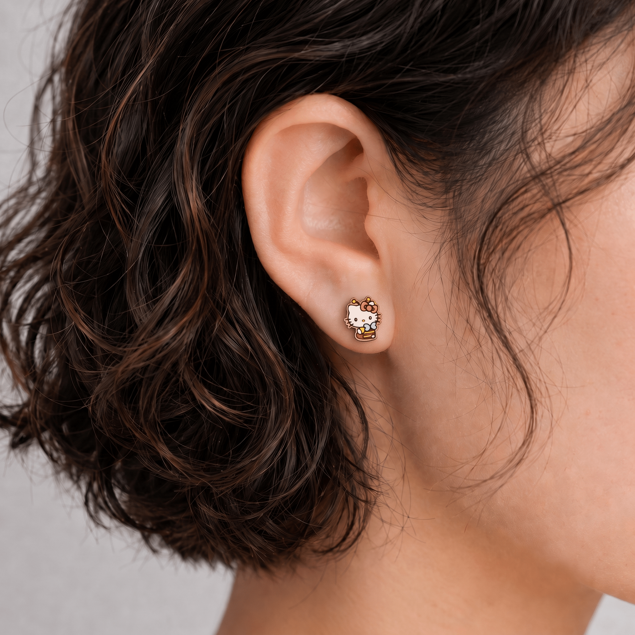Officially Licensed Hello Kitty Bee Stud Earrings - Robin Valley Official Store