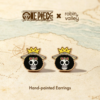 Officially Licensed One Piece Brook Stud Earrings – Wave 1: Fish-Man Island - Robin Valley Official Store