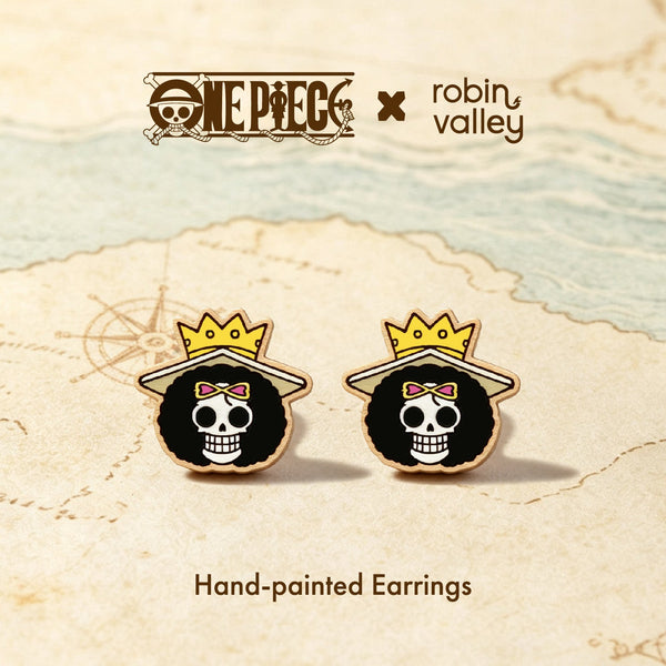 Officially Licensed One Piece Brook Stud Earrings – Wave 1: Fish-Man Island - Robin Valley Official Store
