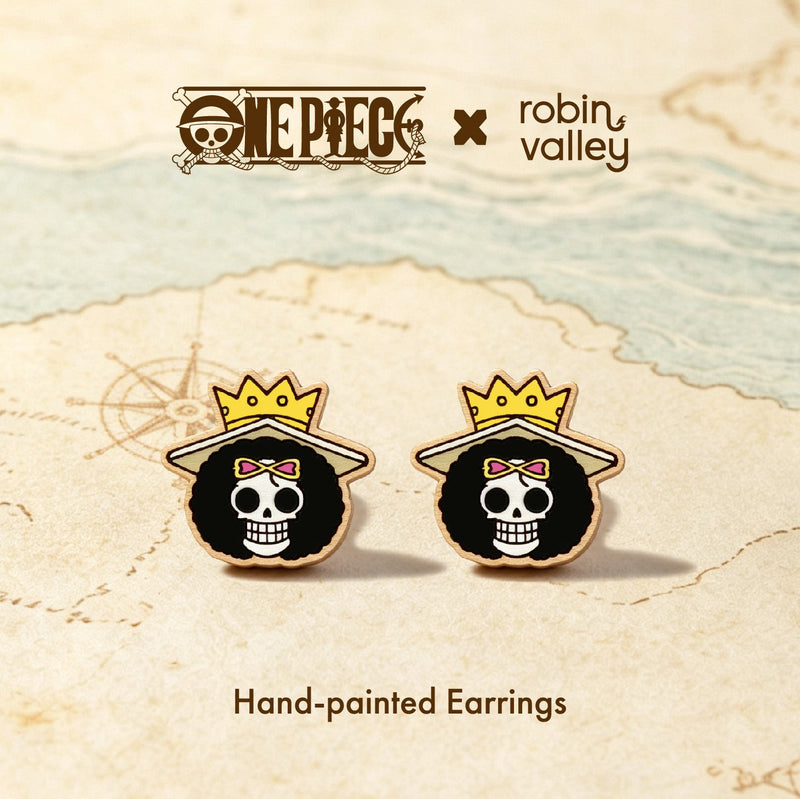 Officially Licensed One Piece Brook Stud Earrings – Wave 1: Fish-Man Island - Robin Valley Official Store