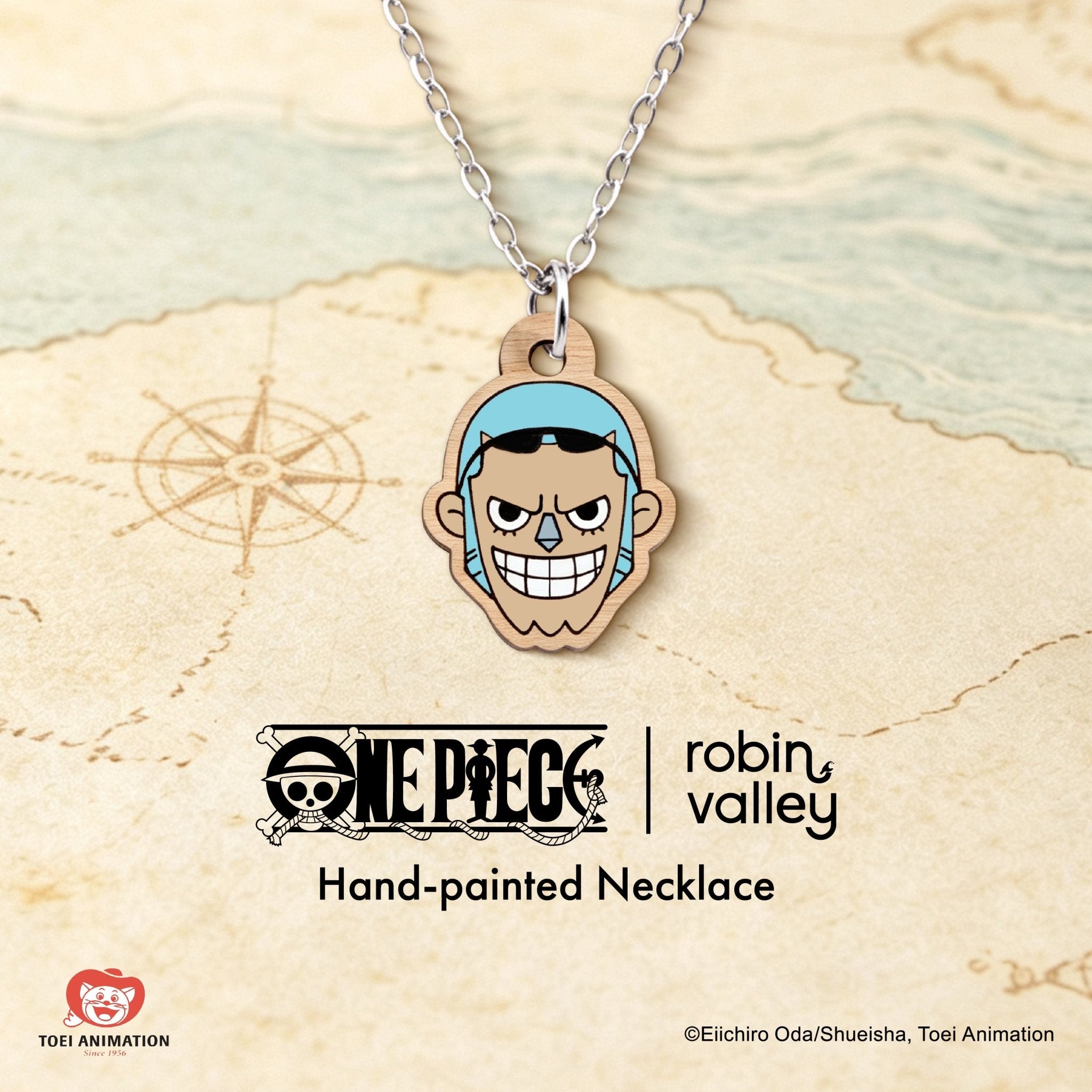 Officially Licensed One Piece Franky Necklace – Wave 1: Fish-Man Island - Robin Valley Official Store