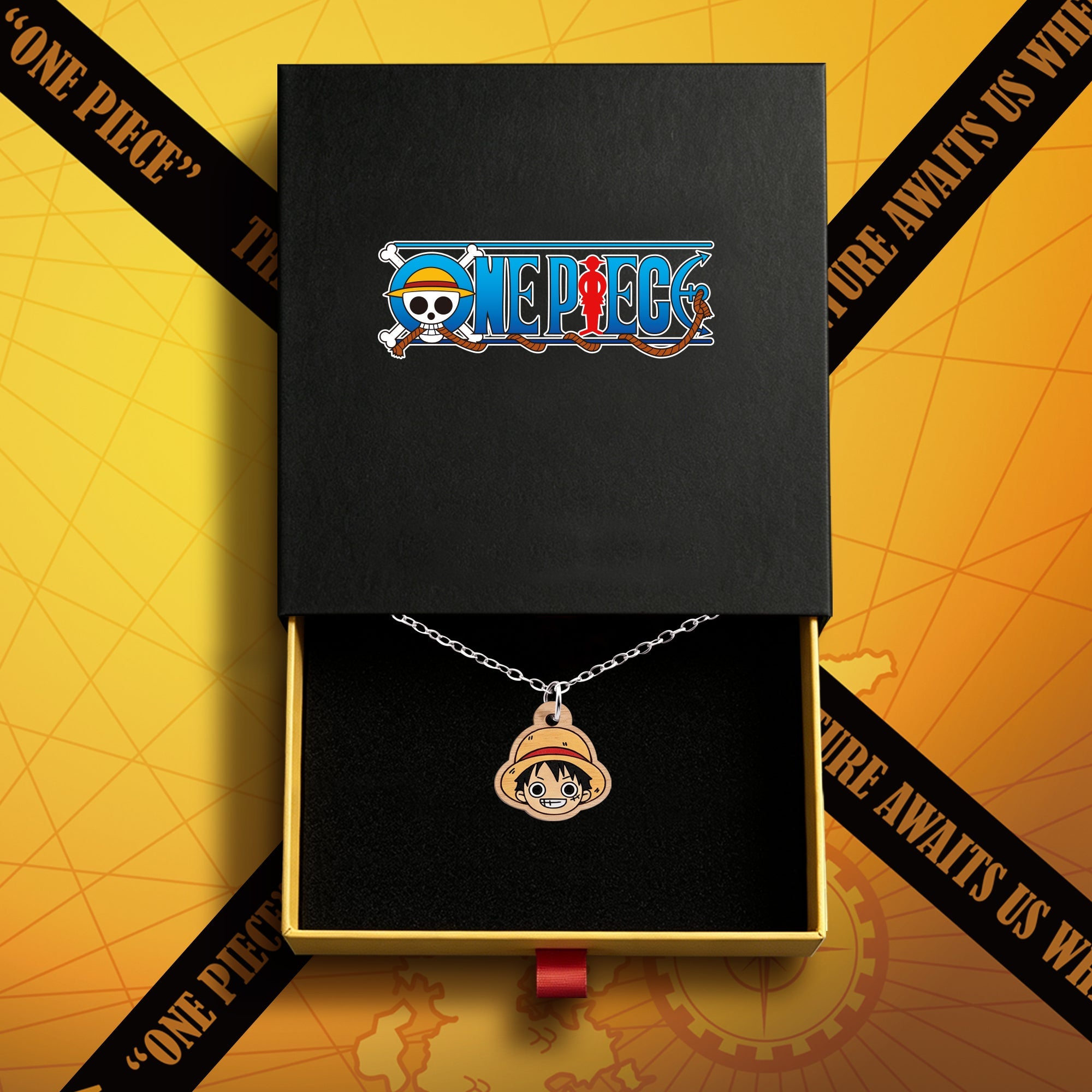 Officially Licensed One Piece Luffy Necklace – Wave 1: Fish-Man Island - Robin Valley Official Store
