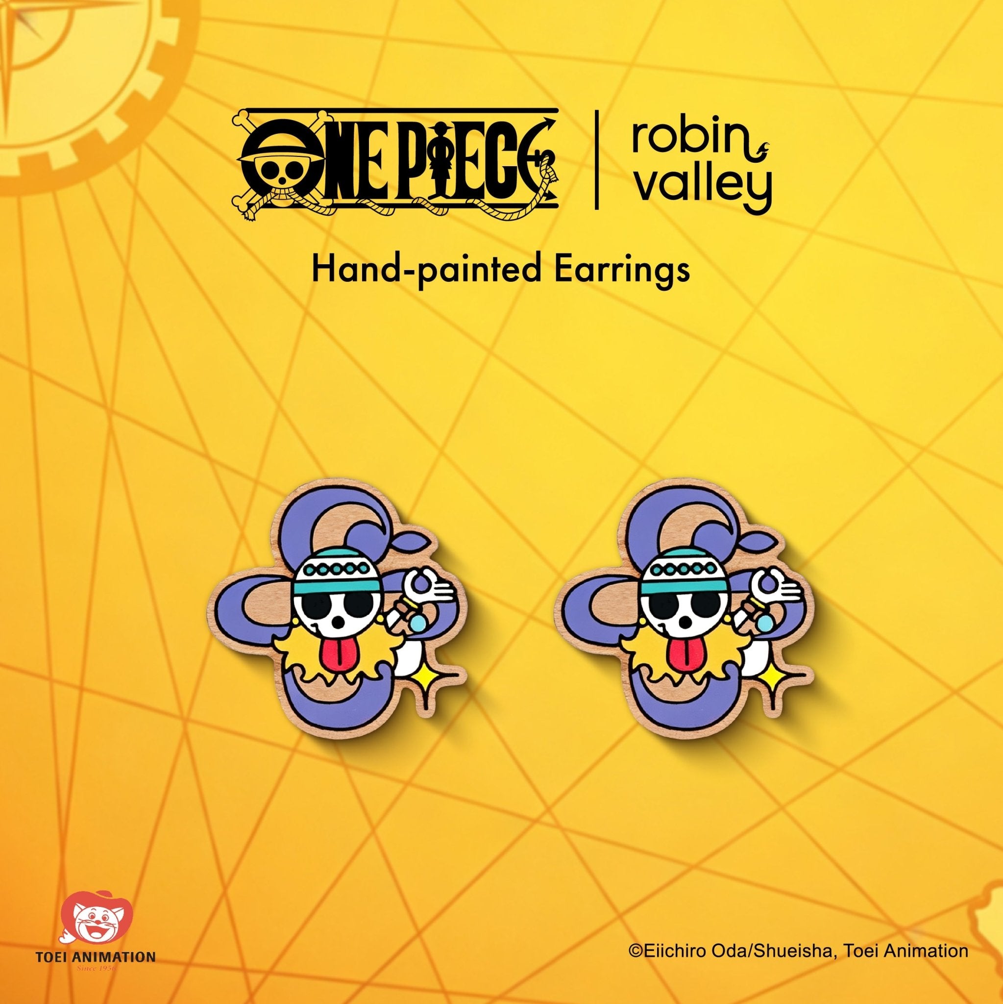 Officially Licensed One Piece Nami Personal Skull Stud Earrings - Robin Valley Official Store