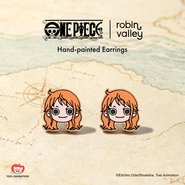 Officially Licensed One Piece Nami Stud Earrings – Wave 1: Fish-Man Island - Robin Valley Official Store