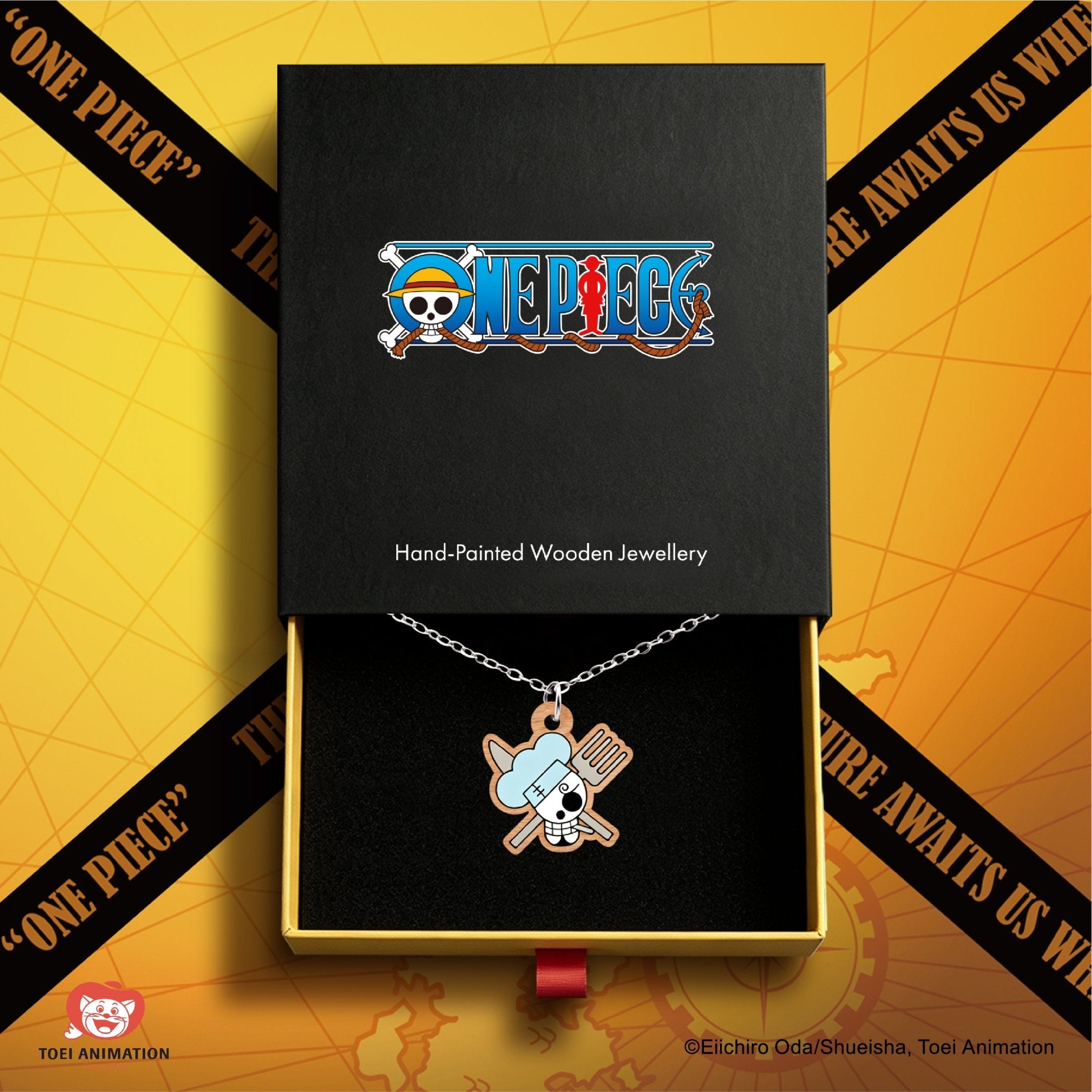 Officially Licensed One Piece Sanji Personal Skull Necklace - Robin Valley Official Store