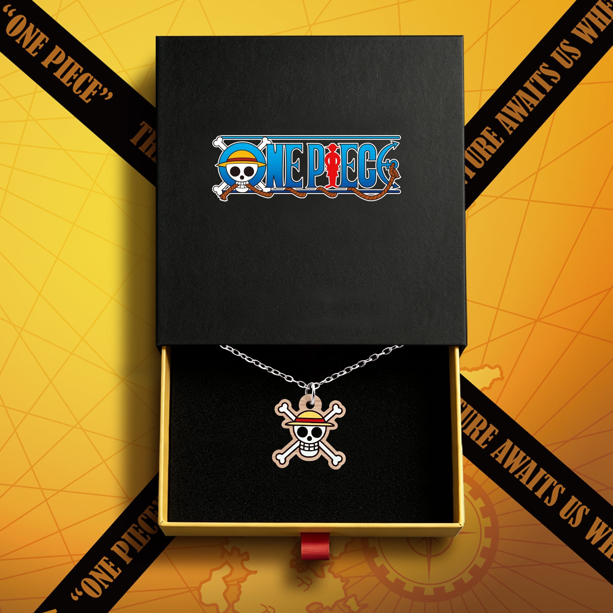 Officially Licensed One Piece Straw Hats' Jolly Roger Necklace – Wave 1: Fish-Man Island - Robin Valley Official Store