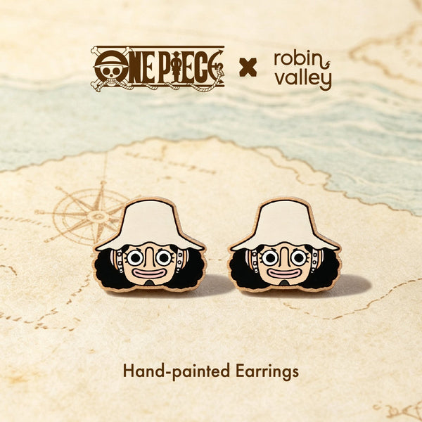 Officially Licensed One Piece Usopp Stud Earrings – Wave 1: Fish-Man Island - Robin Valley Official Store