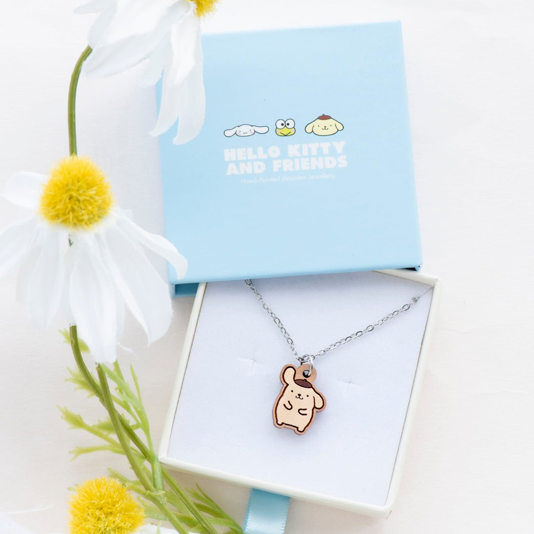 Officially Licensed Perked-up Ear Pompompurin Necklace - Robin Valley Official Store