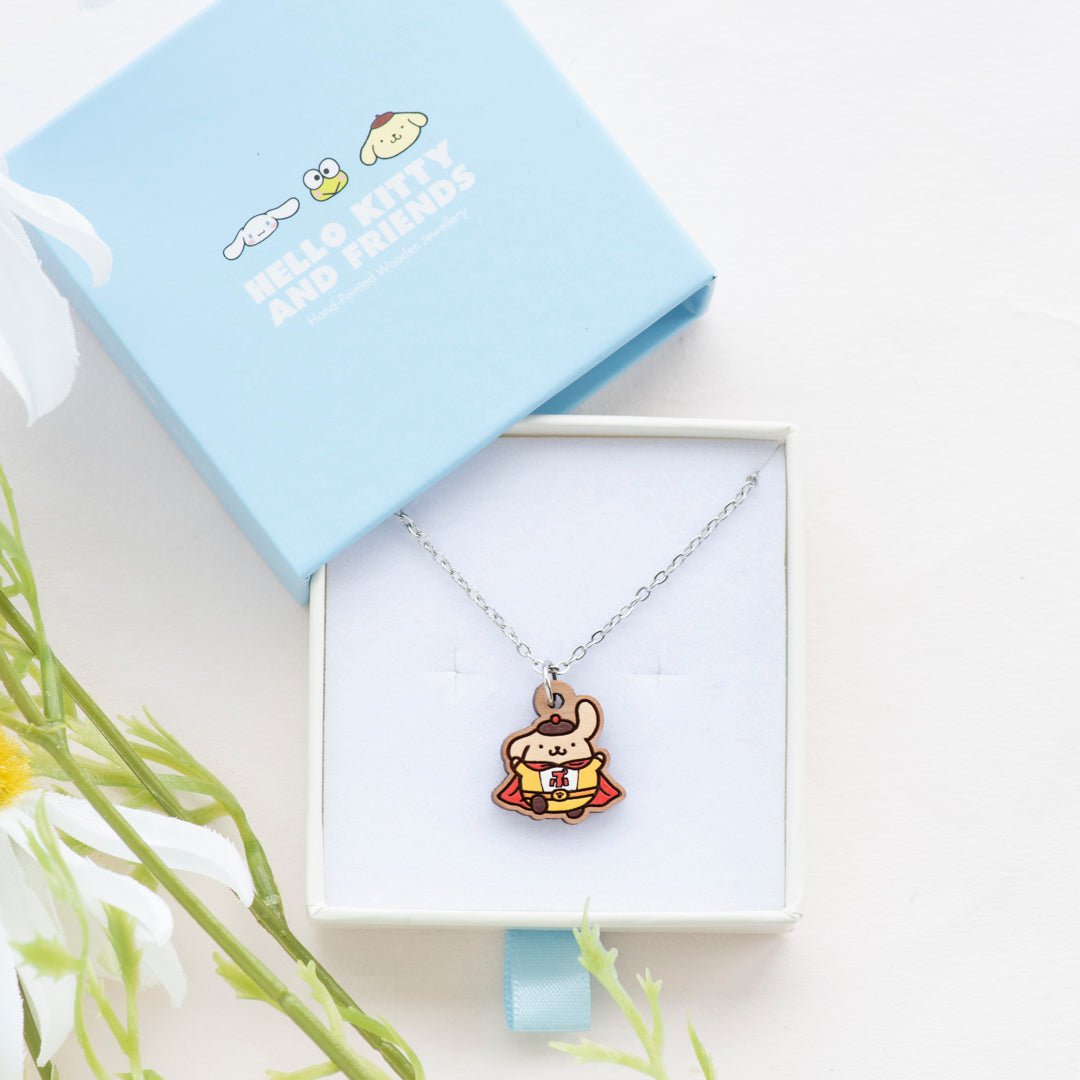 Officially Licensed PomPomHero Pompompurin Necklace - 30th Anniversary Edition - Robin Valley Official Store