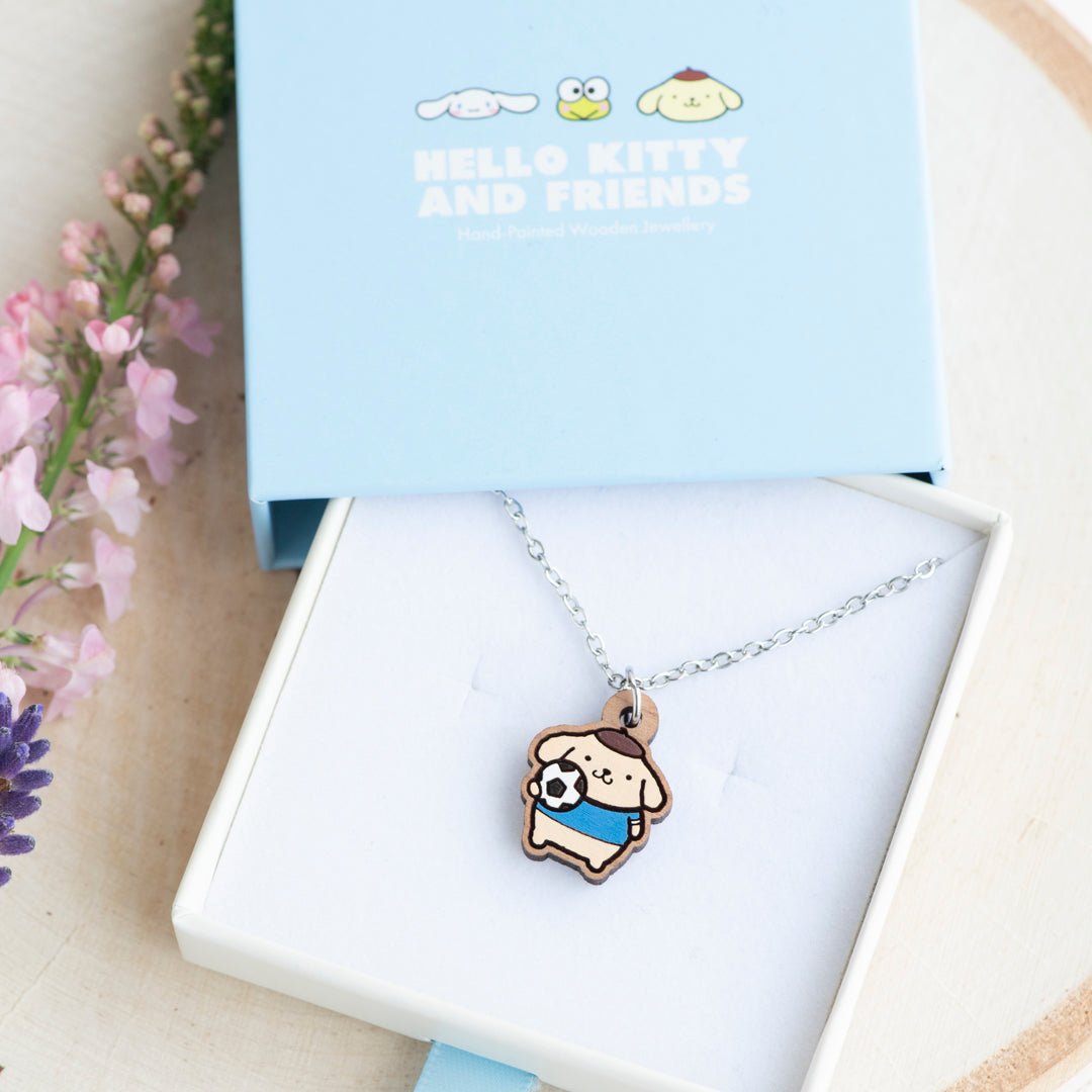 Officially Licensed Pompompurin Football Necklace - Robin Valley Official Store
