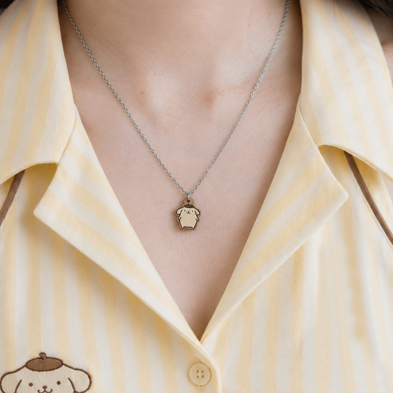 Officially Licensed Pompompurin Necklace - Robin Valley Official Store