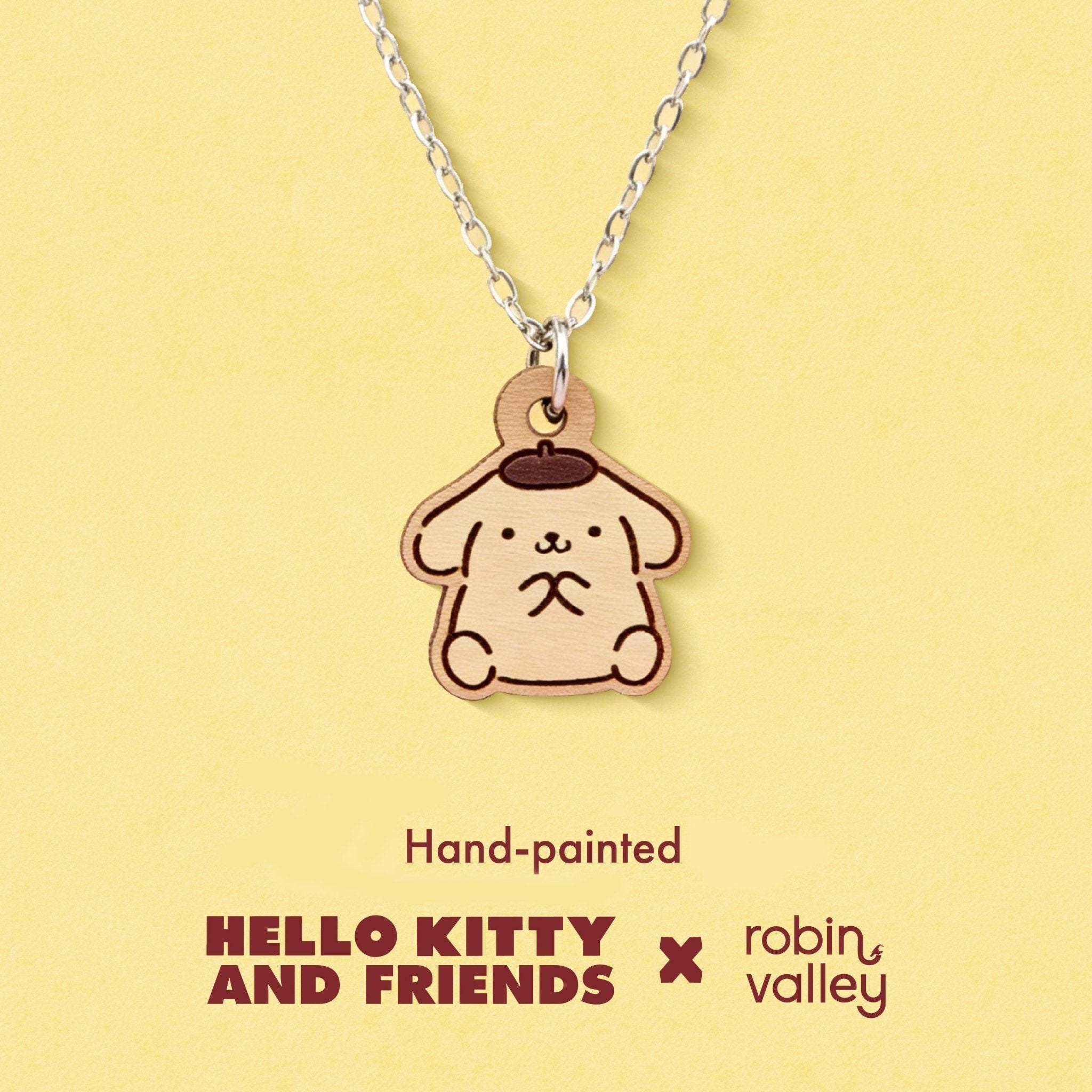 Officially Licensed Sitting Pompompurin Necklace - Robin Valley Official Store