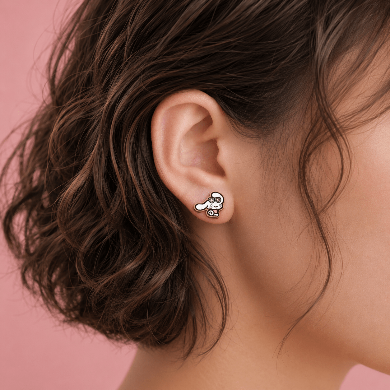 Officially Licensed Watermelon Cinnamoroll Stud Earrings - Robin Valley Official Store