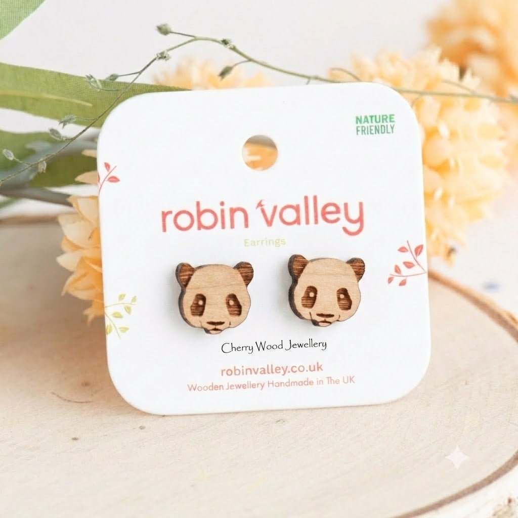 Panda Stud Earrings - Robin Valley Official Store