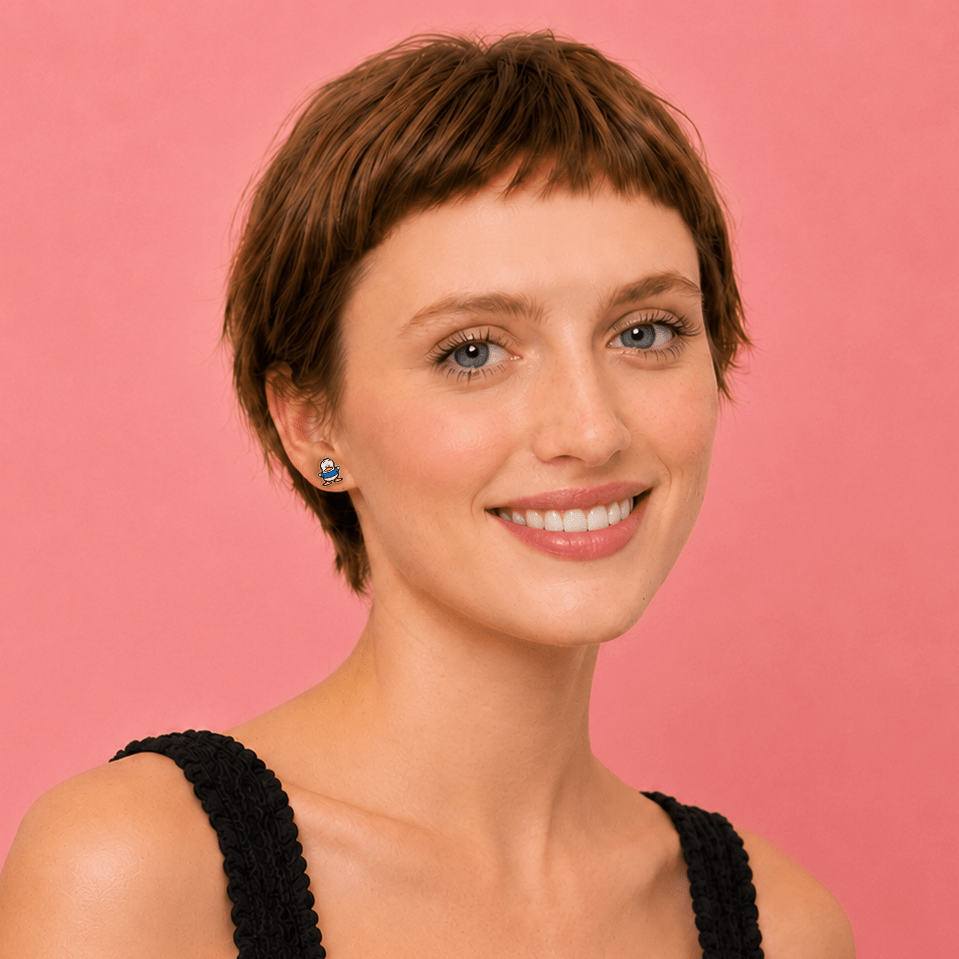 Pekkle Stud Earrings - Robin Valley Official Store