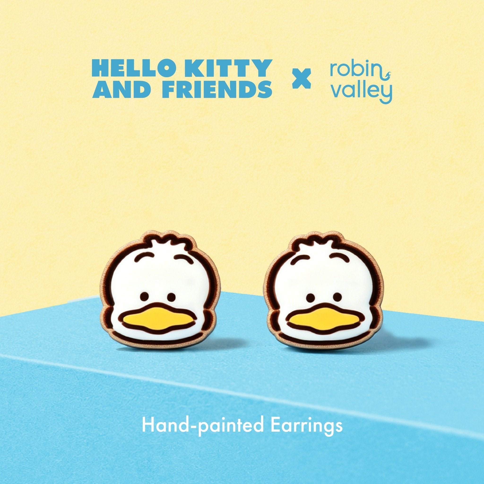 Pekkle Stud Earrings - Face - Robin Valley Official Store