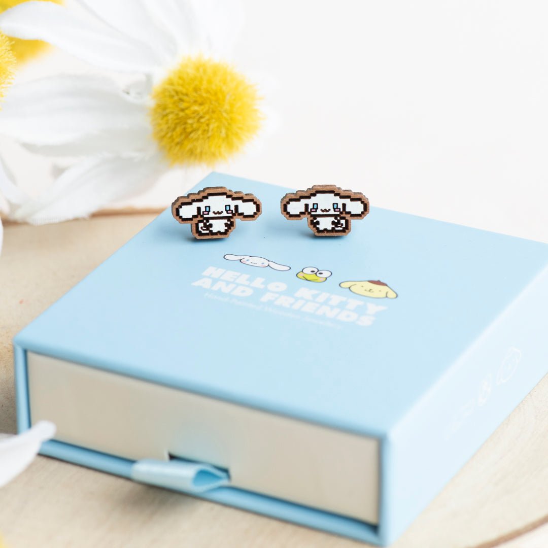 Pixel Cinnamoroll Stud Earrings - Robin Valley Official Store