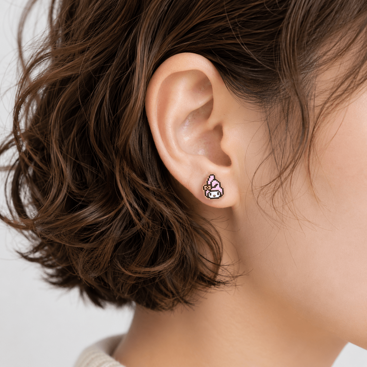 Pixel My Melody Stud Earrings - Robin Valley Official Store