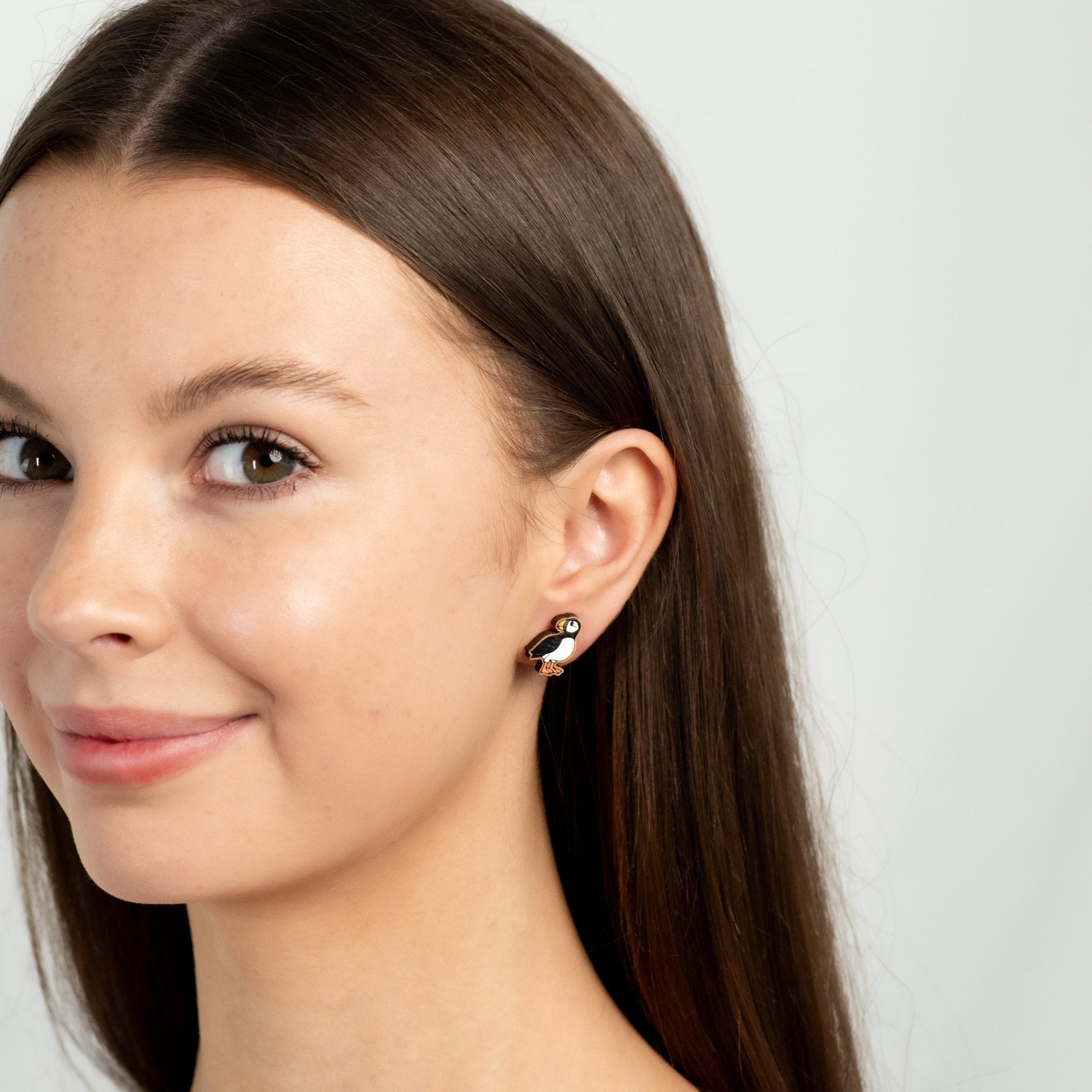 Puffin Bird Earrings - Robin Valley Official Store