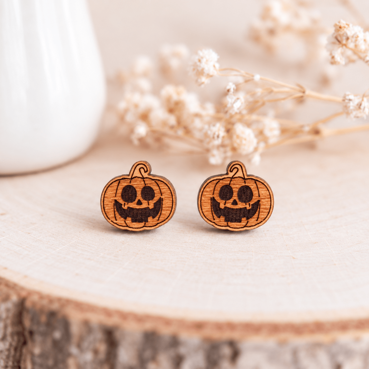 Pumpkin Halloween Stud Earrings - Robin Valley Official Store