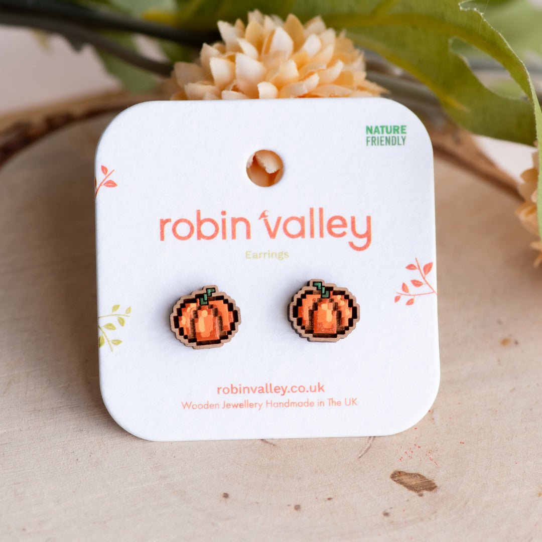 Pumpkin Stud Earrings – Stardew Valley - Robin Valley Official Store