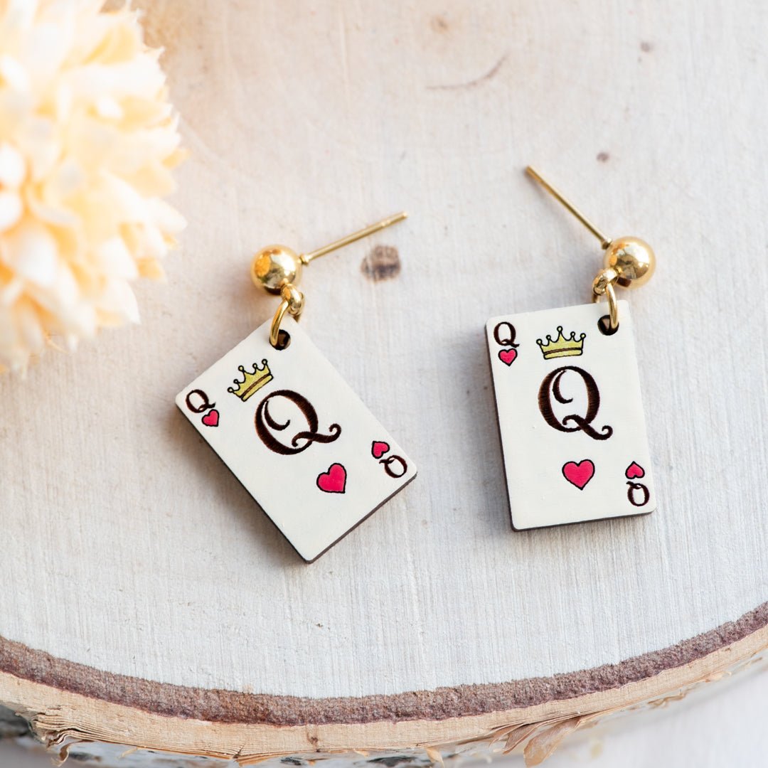 Queen of Hearts Drop Earrings - Robin Valley Official Store