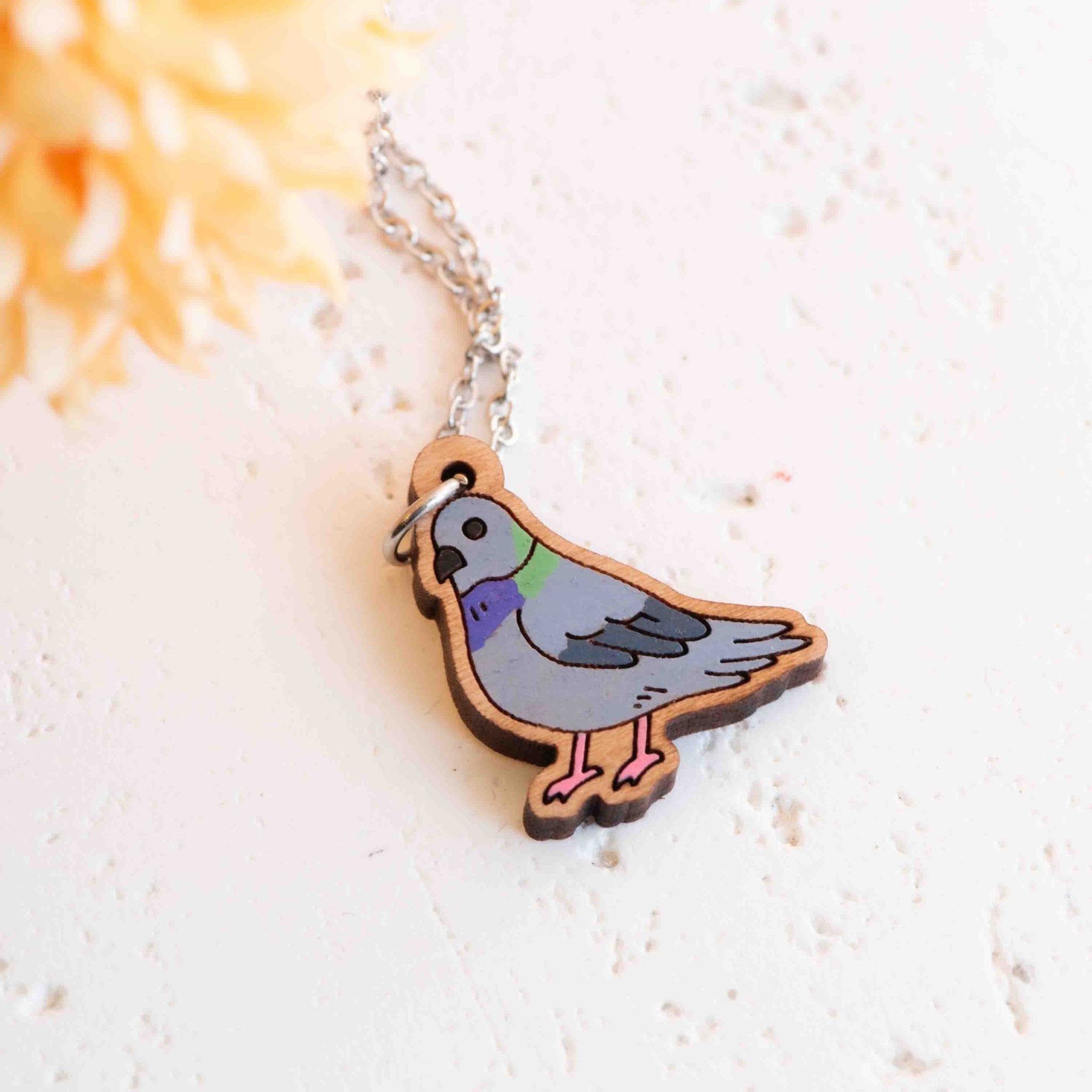 Realistic Pigeon Necklace - Robin Valley Official Store