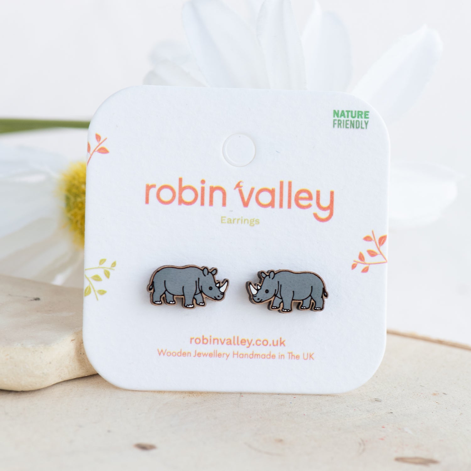 Rhino Stud Earrings - Robin Valley Official Store
